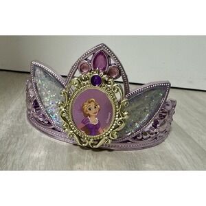 Disney Princess Rapunzel Tiara Crown Toy‎ Purple Gemstones Fairytale Costume